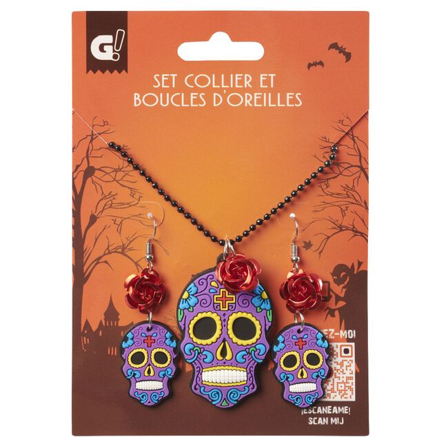 Set collier et boucles d'oreilles x2