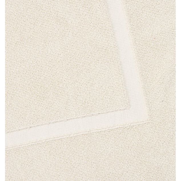 Tapis de bain coton beige 50x80cm