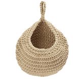 Sac rangement suspendu en coton &Oslash;27xH30cm