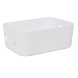 Bo&icirc;te de rangement salle de bain blanche SmartStore Compact Taille S