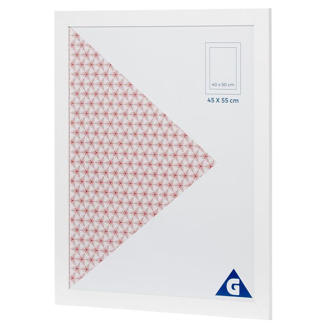 Cadre photo blanc 1 vue 40 x 50 cm