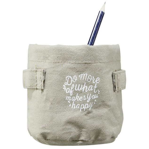 Pot &agrave; crayon en tissu