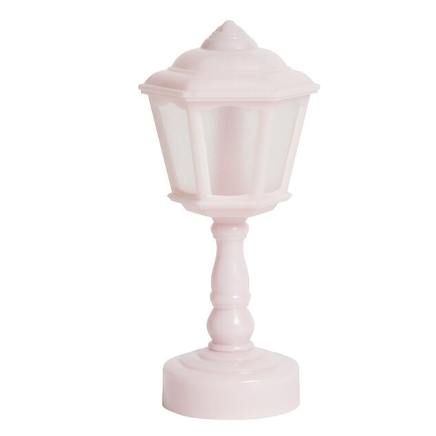 Mini lampe LED de bureau forme lampadaire Ø6xH14cm - 4 coloris