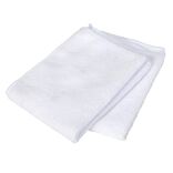 Lot de 2 serviettes pour le visage 30x23cm polyester beige