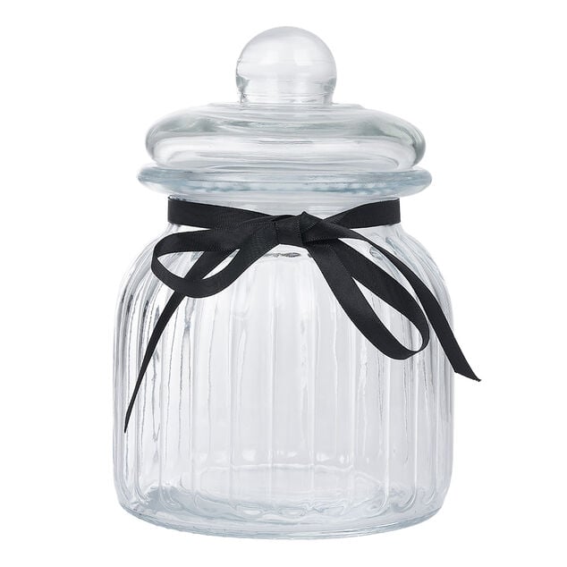 Bonbonni&egrave;re en verre transparent 1,6L