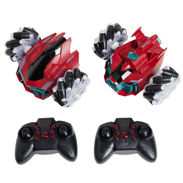 Voiture radiocommand&eacute;e 2 en 1 effets sonores et visuels