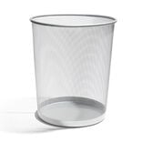 Corbeille à papier métal mesh gris Ø29,5xH25,5cm