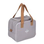 Sac isotherme fraîcheur 6L gris-beige 21x12xH15cm
