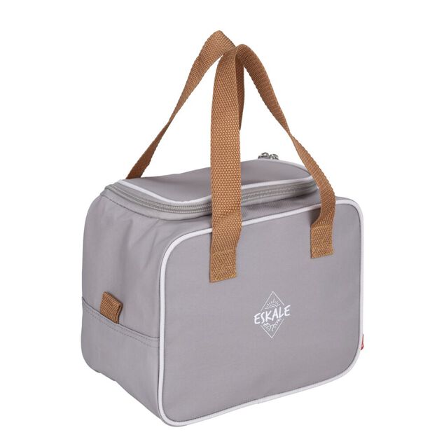 Sac isotherme fraîcheur 6L gris-beige 21x12xH15cm