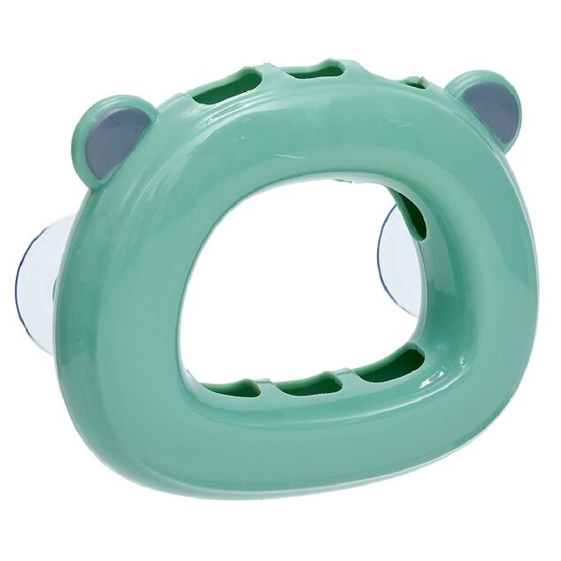 Support 3 brosses &agrave; dents enfant vert