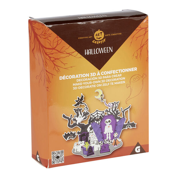 D&eacute;coration 3D &agrave; confectionner maison Halloween