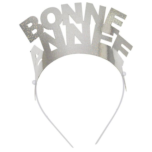 Serre t&ecirc;te Bonne Ann&eacute;e holographique x 6