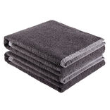 Serviette éponge x2 coton marron 50x150cm