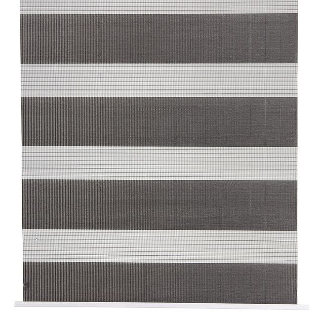 Store enrouleur jour/nuit gris anthracite 45x185cm