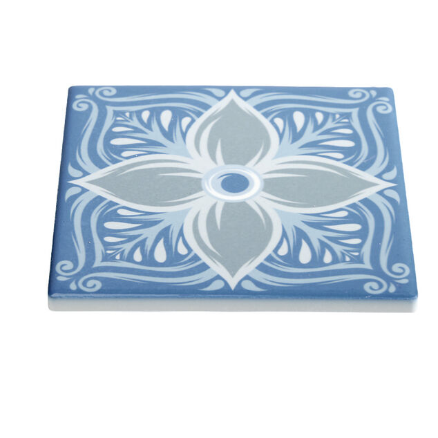 Sous verre en dolomite imprimé 10x10cm - 6 modèles