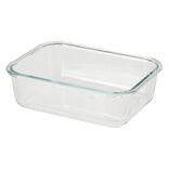 Bo&icirc;te en verre et bambou 1,5 L