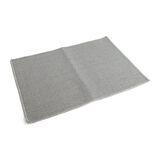 Tapis salle de bain 57x38cm polypropyl&egrave;ne et latex gris