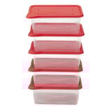 Lot de 5 bo&icirc;tes alimentaires 1,2L