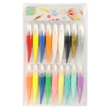 Pinceau x18 avec peinture int&eacute;gr&eacute;e