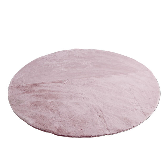 Tapis rond effet fourrure Ø120cm - 3 modèles