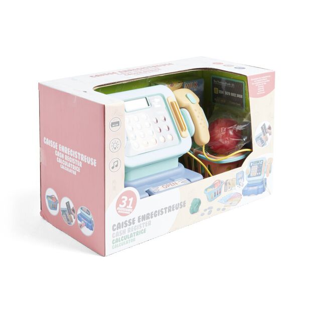 Caisse enregistreuse sonore et lumineuse 31 accessoires