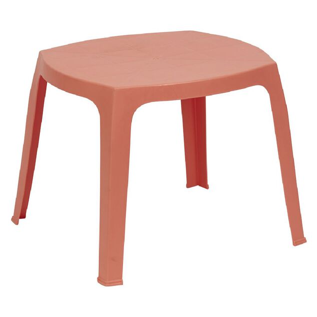 Table de jardin enfant corail 56x51xH45cm