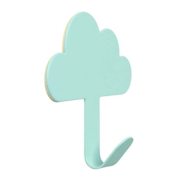 Crochet adhésif métal forme nuage 8,5x2xH11,4cm - 3 modèles