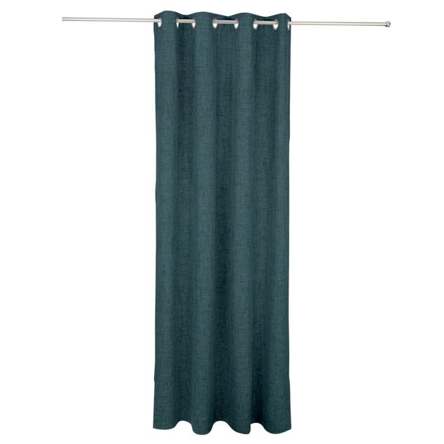Rideau polyester 140x240cm bleu chin&eacute;