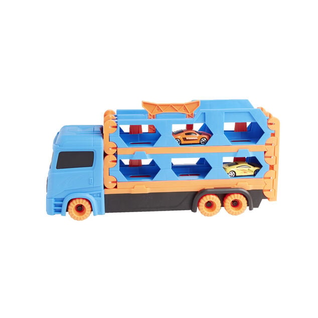 Ensemble camion et ses deux voitures