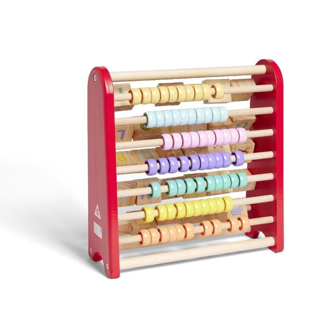 Boulier enfant en bois 26x9,5xH25cm