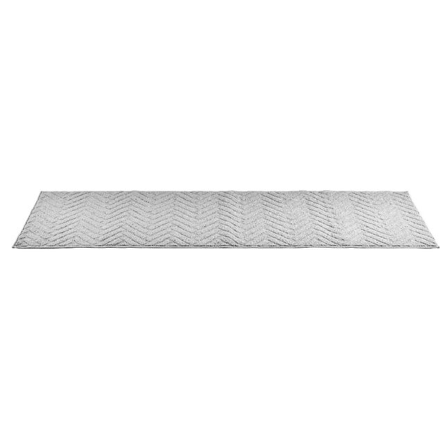 Tapis de cuisine XXL uni gris 57x180 cm