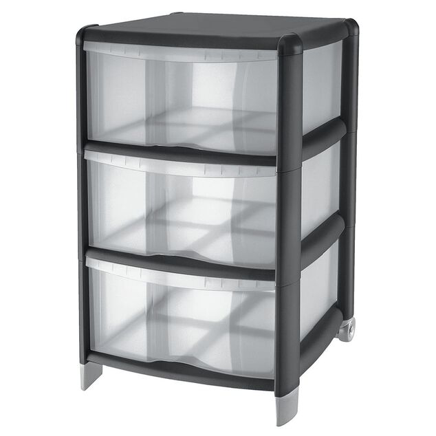 Tour de rangement 3 tiroirs  20L