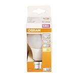 Ampoule LED B22 A60 blanc chaud Osram 8,5W=60W 806lms classe F