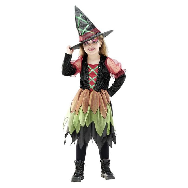 D&eacute;guisement enfant sorci&egrave;re Halloween 7 &agrave; 10 ans
