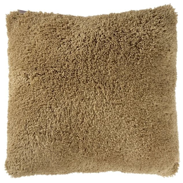 Coussin carr&eacute; fausse fourrure 45x45cm (3 mod&egrave;les)