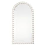Miroir arche bord boule plastique gris 41x80cm