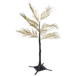 Palmier lumineux 96 MicroLED blanc chaud H100 cm