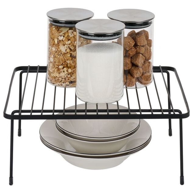 Support extensible en m&eacute;tal noir - L.43/69xl.20xH.14,5cm