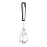 Fouet en inox avec manche en plastique noir L.29,5cm