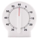 Minuteur de cuisine blanc