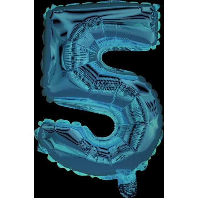 Ballon chiffre 5 rose gold H33cm