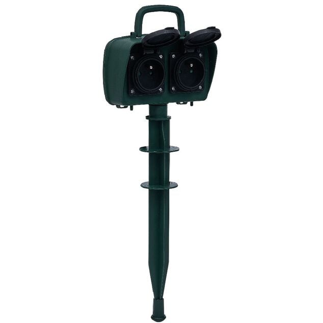 Biplite ext&eacute;rieure &agrave; planter 16A noir