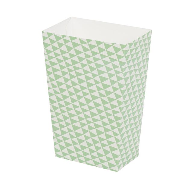 Bo&icirc;te &agrave; bonbons motif triangle vert th&egrave;me dinosaure x4