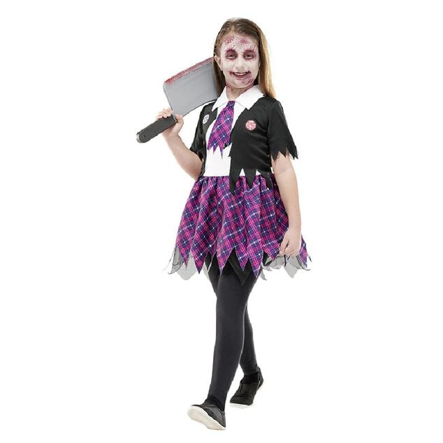 D&eacute;guisement enfant &eacute;coli&egrave;re zombie Halloween 7 &agrave; 10 ans