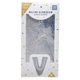 Ballon forme lettre V aluminium (2 modèles argenté ou doré)