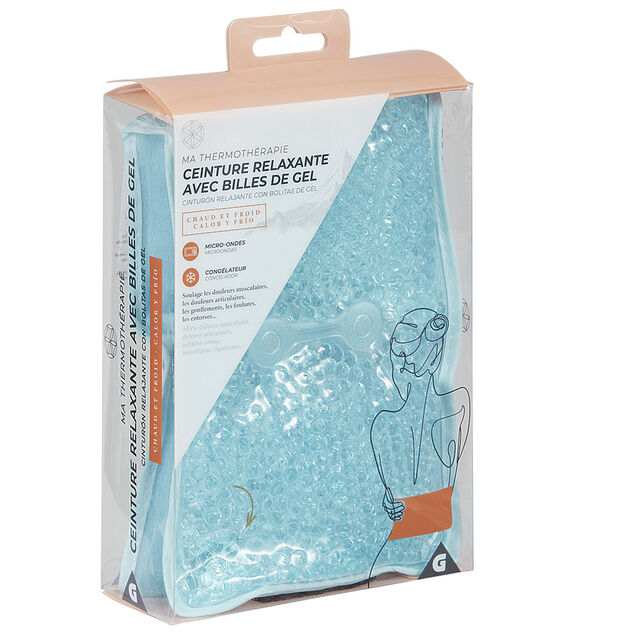 Ceinture relaxante avec billes de gel