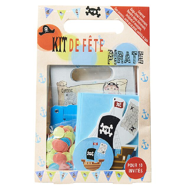 Kit d&eacute;co anniversaire th&egrave;me pirate