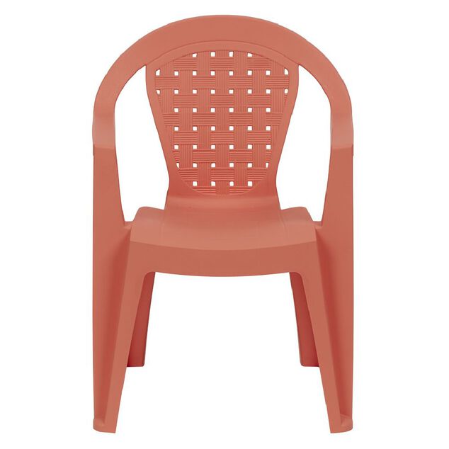 Fauteuil de jardin enfant Norma corail 36x30xH50cm