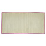 Natte de plage en paille 180x90cm - 3 coloris