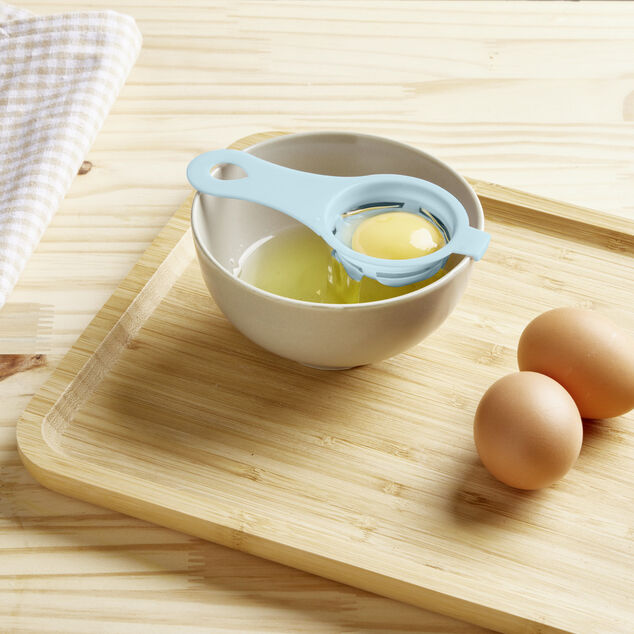 Séparateur blanc d'oeuf plastique bleu ou rose